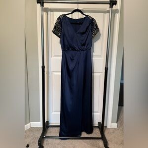 Aidan Mattox Long Beaded Dress Size 4